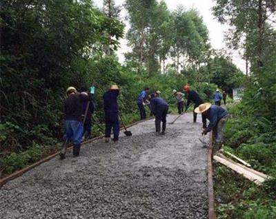 山东泉兴水泥有限公司绿色矿山道路修复工程